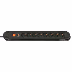 Lindy 73104, Intérieure, Type F, Noir, 8 sortie(s) CA, 3500 W, -4 - 40 °C