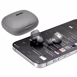 Lindy LE400W Casque TWS Ecouteurs Voiture Bluetooth Gris - Vue supplémentaire 5