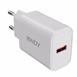 Lindy 73412 chargeur d'appareils mobiles Smartphone, Tablette Blanc Secteur Charge rapide Intérieure, Extérieure - Vue supplémentaire 3