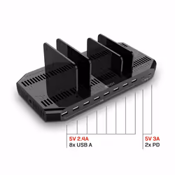 Lindy 73435 chargeur d'appareils mobiles Smartphone, Tablette Noir Secteur Charge rapide Intérieure - Vue supplémentaire 3