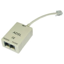 Lindy ADSL-Splitter séparateur voix-données Gris