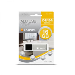 xlyne ALU lecteur USB flash 16 Go USB Type-A 2.0 Noir, Argent