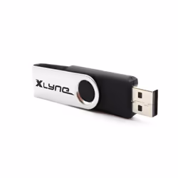 xlyne 177559-2 lecteur USB flash 4 Go USB Type-A 2.0 Noir, Acier inoxydable - Vue supplémentaire 4