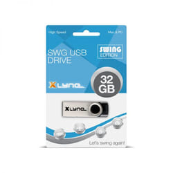 xlyne 177532-2 lecteur USB flash 32 Go USB Type-A 2.0 Noir, Argent
