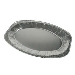 Papstar 10409 Aluminium Ovale Assiette de service