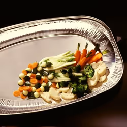 Papstar 10409 Aluminium Ovale Assiette de service