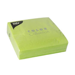 Papstar 86970 serviette et serviette de table en papier Mouchoir en papier Vert, Citron vert 50 pièce(s)