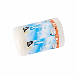 Papstar 12089, 18 L, Blanc, Polyéthylène haute densité (HDPE), 520 mm, 460 mm, 100 pièce(s)