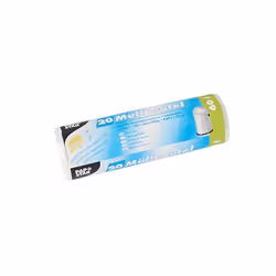 Papstar 12334, 60 L, Blanc, Polyéthylène haute densité (HDPE), 720 mm, 600 mm, 20 pièce(s)