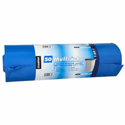 Papstar 12388, 120 L, Bleu, Polyéthylène à basse densité linéaire, 1100 mm, 700 mm, 50 pièce(s)