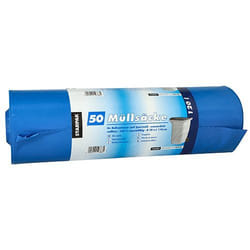 Papstar 12388 sac poubelle 120 L Bleu 50 pièce(s)