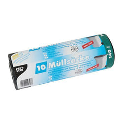 Papstar 12396 sac poubelle 140 L Noir 10 pièce(s)