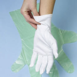 Papstar 12423 Gant de protection Blanc Coton 12 pièce(s)