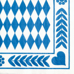 Papstar 12901 Papier Bleu, Blanc 20 pièce(s)