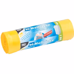 Papstar 14197, 60 L, Jaune, Polyéthylène haute densité (HDPE), 710 mm, 645 mm, 20 pièce(s)