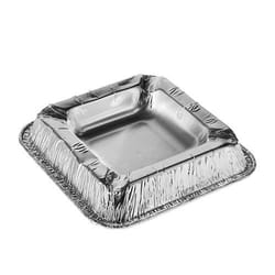 Papstar 14579 cendrier Rectangulaire Aluminium
