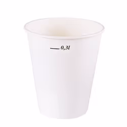 Papstar 14774, 300 ml, Carton, Blanc, 89,7 cm, 100 mm, 100 pièce(s)