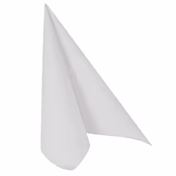 Papstar 16931, Blanc, Mouchoir en papier, Monochromatique, 54 g/m², 400 mm, 400 mm