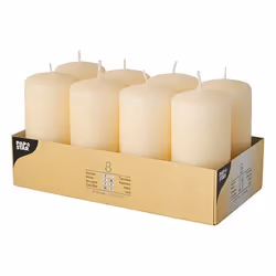 Papstar 17981, Cylindre, Crème, 16 h, 8 pièce(s)