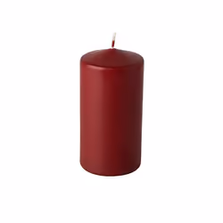 Papstar 17993 bougie en cire Rond Bordeaux 6 pièce(s)