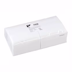 Papstar 17999, Blanc, Mouchoir en papier, Monochromatique, 31 g/m², 330 mm, 330 mm