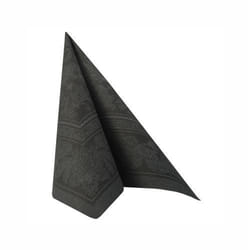 Papstar 19828 serviette et serviette de table en papier Mouchoir en papier Noir 50 pièce(s)