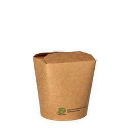 Papstar 87270 boite de stockage de nourriture jetable Carton Marron
