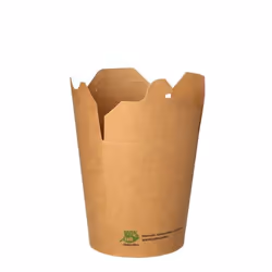 Papstar 87270 boite de stockage de nourriture jetable Carton Marron