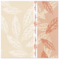 Papstar 88319, Rouge, Mouchoir en papier, Motif, 54 g/m², 400 mm, 400 mm