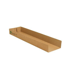 Papstar 87247 plateau repas jetable Marron Papier