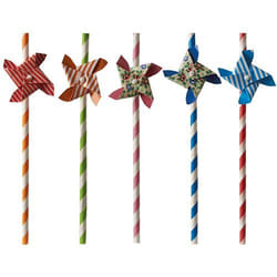 Papstar 87781 paille jetable 50 pièce(s) Couleurs assorties