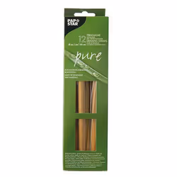 Papstar 87526 paille jetable 12 pièce(s) Naturel