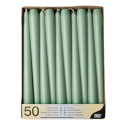 Papstar 88341 bougie en cire Rond Vert 50 pièce(s)