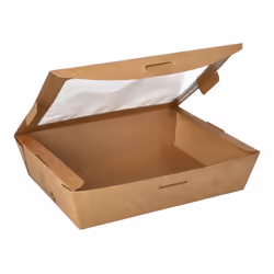 Papstar 87252, Carton, Polylactide (PLA), Marron, 1 L, FSC, 195 mm, 150 mm