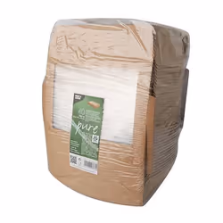Papstar 87252 boite de stockage de nourriture jetable Carton, Polylactide (PLA) Marron