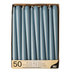 Papstar 88342 bougie en cire Rond Bleu 50 pièce(s)