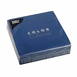 Papstar 86973, Bleu, Mouchoir en papier, Monochromatique, 46,5 g/m², 330 mm, 330 mm