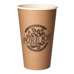Papstar 87869, 400 ml, Carton, Polylactide (PLA), Marron, FSC, 9 cm, 139 mm