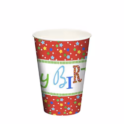 Papstar 88648, 200 ml, Carton, Rouge, 7 cm, 97 mm, 10 pièce(s)