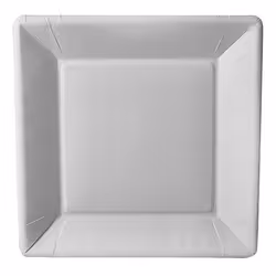 Papstar 86615, Assiette, Carré, Carton, Blanc, Monochromatique, 50 pièce(s)