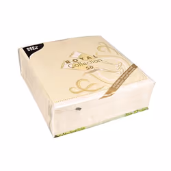 Papstar 86297 serviette et serviette de table en papier Mouchoir en papier Or 50 pièce(s)