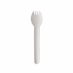Papstar 88240, Fourchette jetable, Papier, Blanc, FSC, 160 mm, 100 pièce(s)