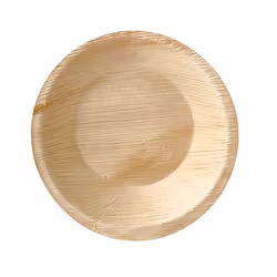 Papstar 87194, Bol, Rond, Feuille de palmier, Naturel, Monochromatique, 25 pièce(s)