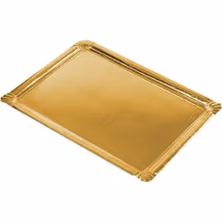 Plateaux de service - Or - Rectangulaire - 34x455 cm - 5 pièces - Couleur jaune