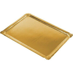 Plateaux de service - Or - Rectangulaire - 34x455 cm - 5 pièces - Couleur jaune