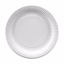 Papstar 81203, Assiette, Rond, Carton, Blanc, Monochromatique, 50 pièce(s)