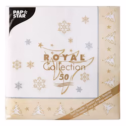 Papstar 87104 serviette et serviette de table en papier Mouchoir en papier Or 50 pièce(s)