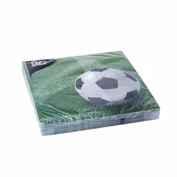 Papstar Football Mouchoir en papier Noir, Vert, Blanc 20 pièce(s)