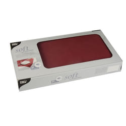 Papstar 82329 nappe jetable Carré Polypropylène (PP) Bordeaux