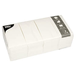 Papstar 82552 serviette et serviette de table en papier Mouchoir en papier Blanc 250 pièce(s)